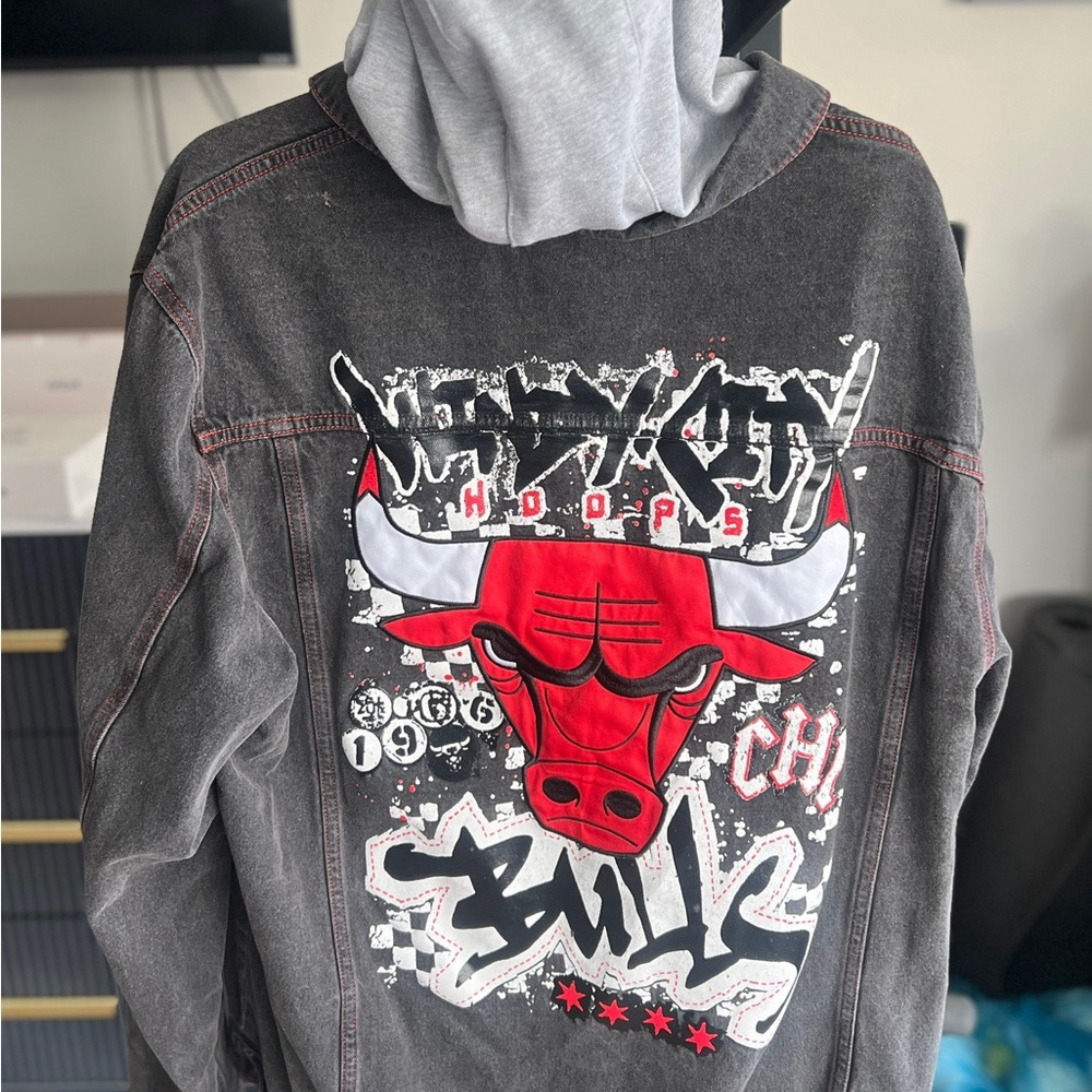 The Wild Collective Chicago Bulls Denim Jacket